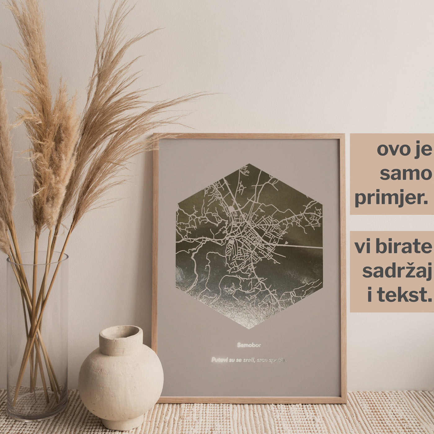 karta u obliku heksagona s metalnom folijom