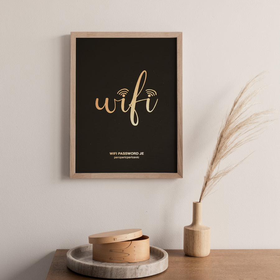 wifi personalizirani print za kuću