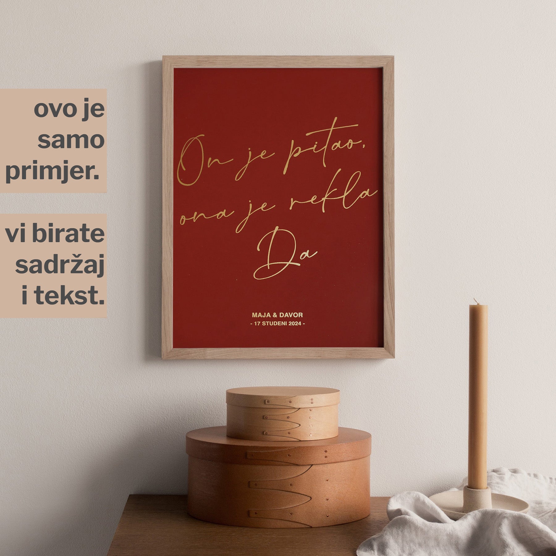 personalizirana karta zaruka s metalnom folijom