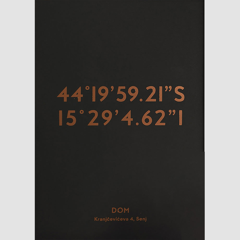 personalizirane koordinate print s metalnom folijom