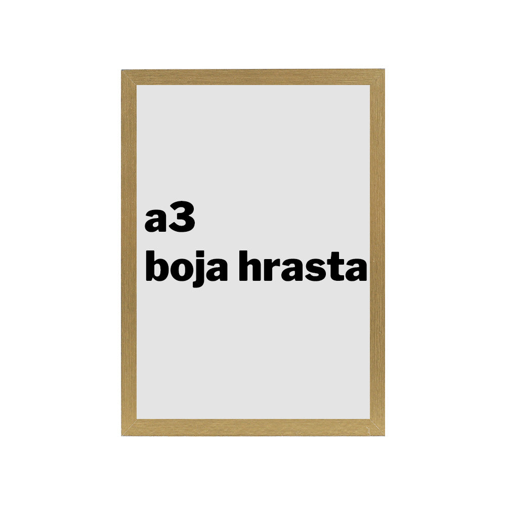 a3 okvir - crni, hrast ili bijeli