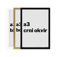 a3 okvir - crni, hrast ili bijeli