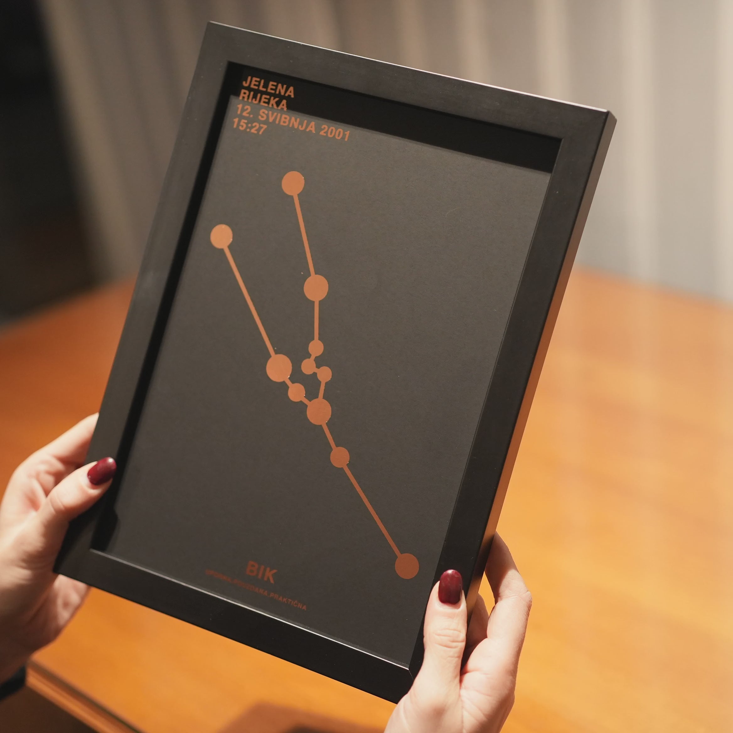 bik personalizirani print s metalnom folijom