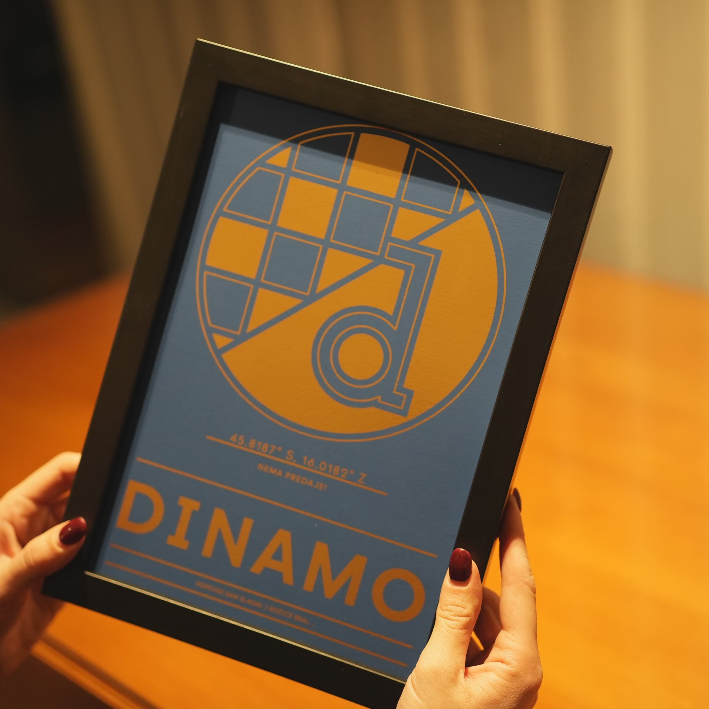 personalizirani print omiljenog kluba s metalnom folijom