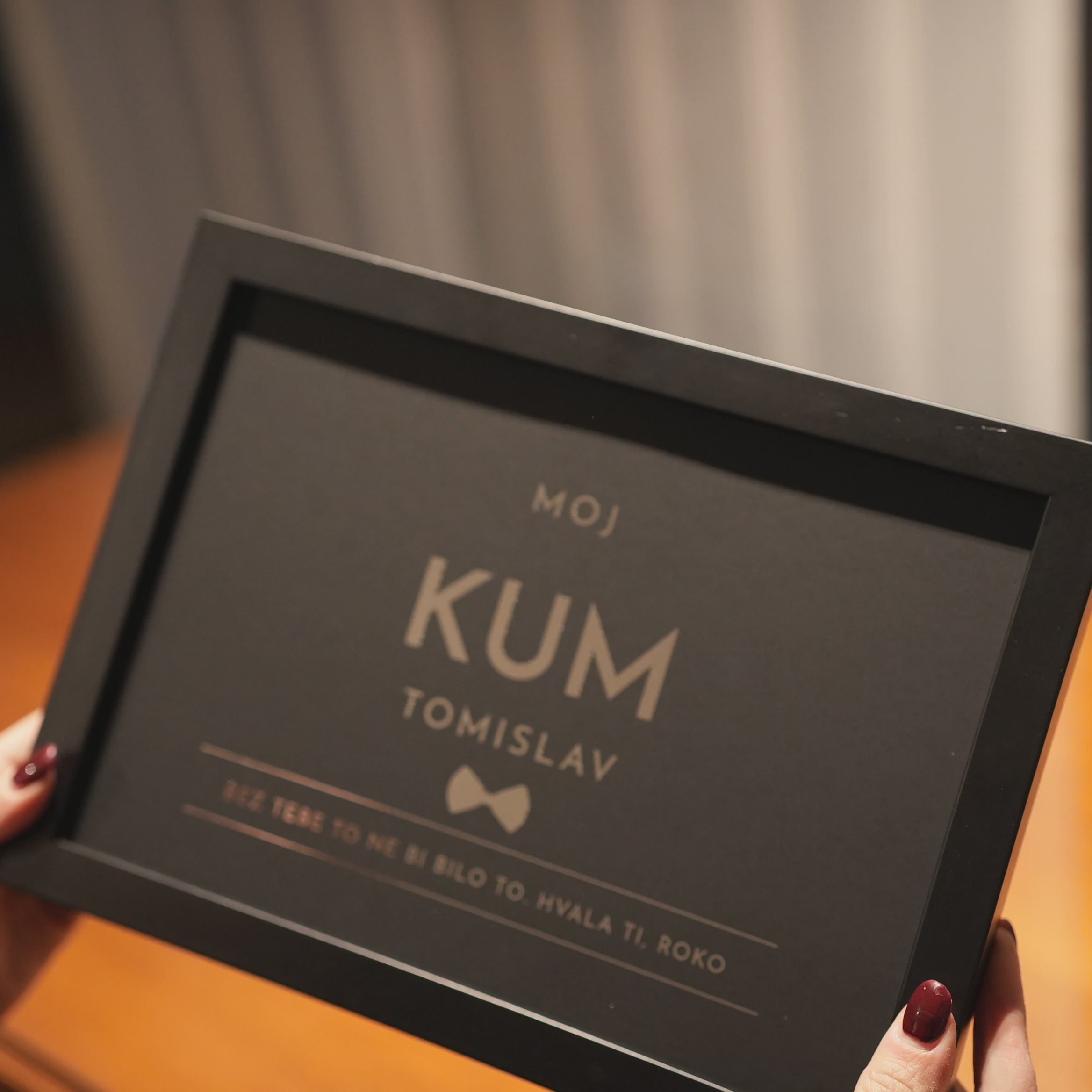 personalizirani print za kuma s metalnom folijom
