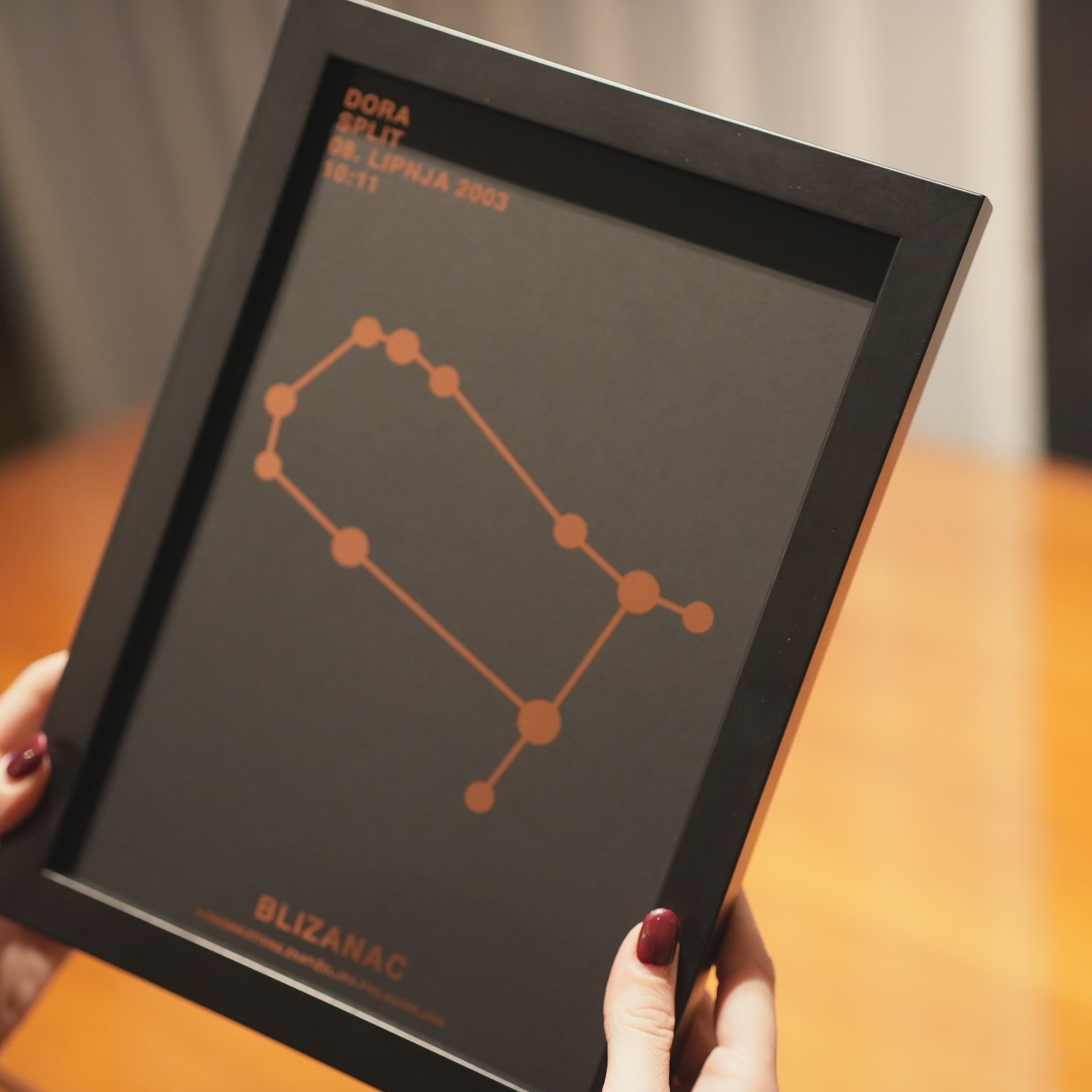 blizanac personalizirani print sa metalnom folijom